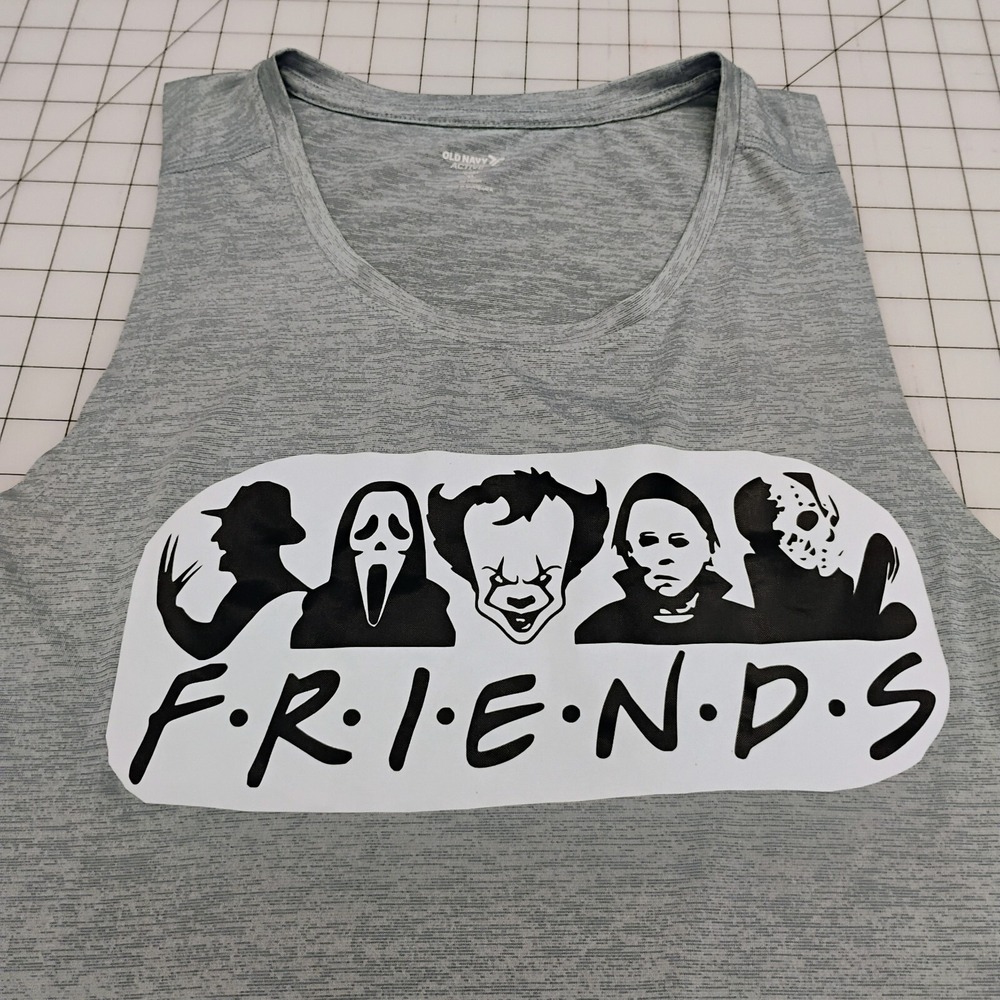 FRIENDS‎ Horror Tanktop Freddie Scream Pennywise Jason size XL Halloween